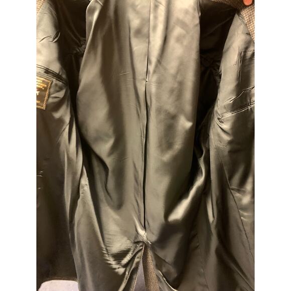 Hart Schaffner Marx Blazer Houndstooth Preppy Academia Professional Business 42L - Picture 4 of 12